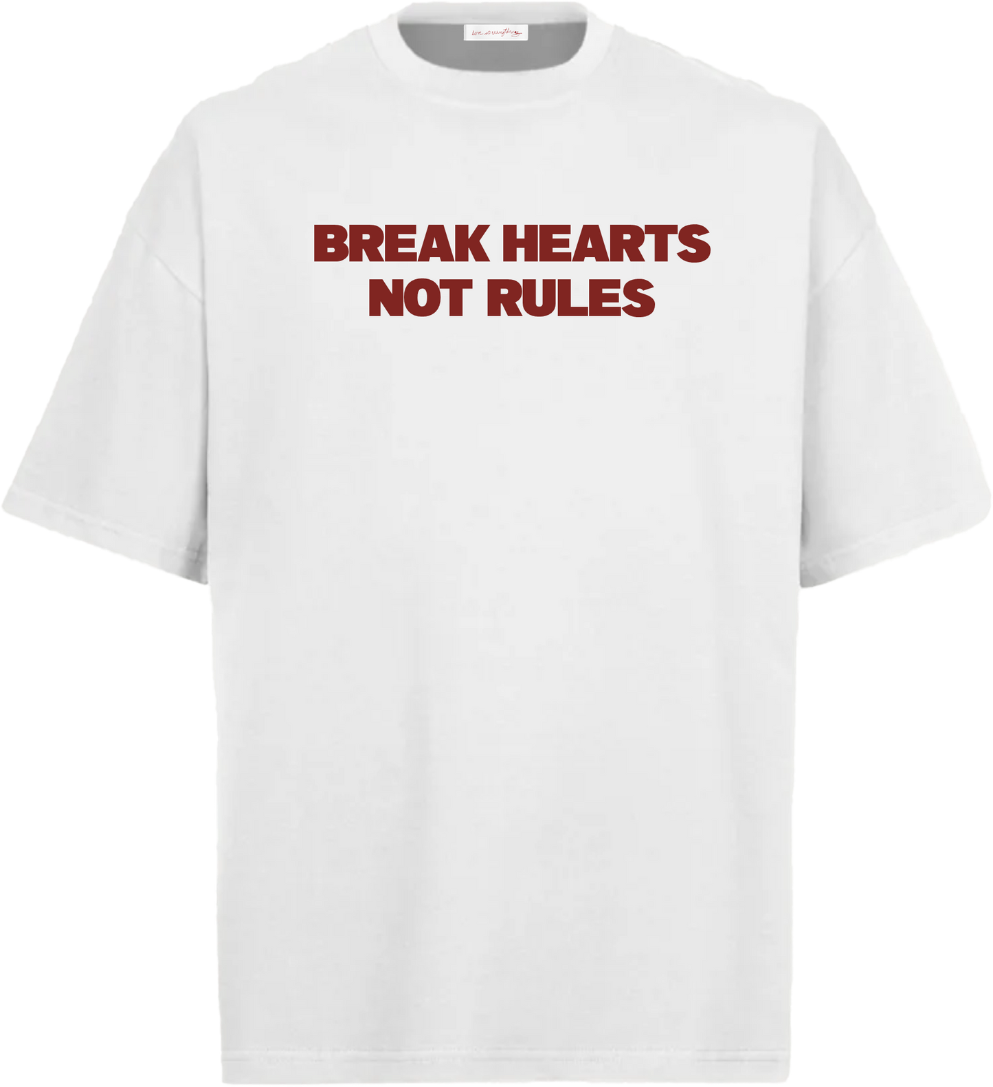Break Hearts Not Rules - Tee